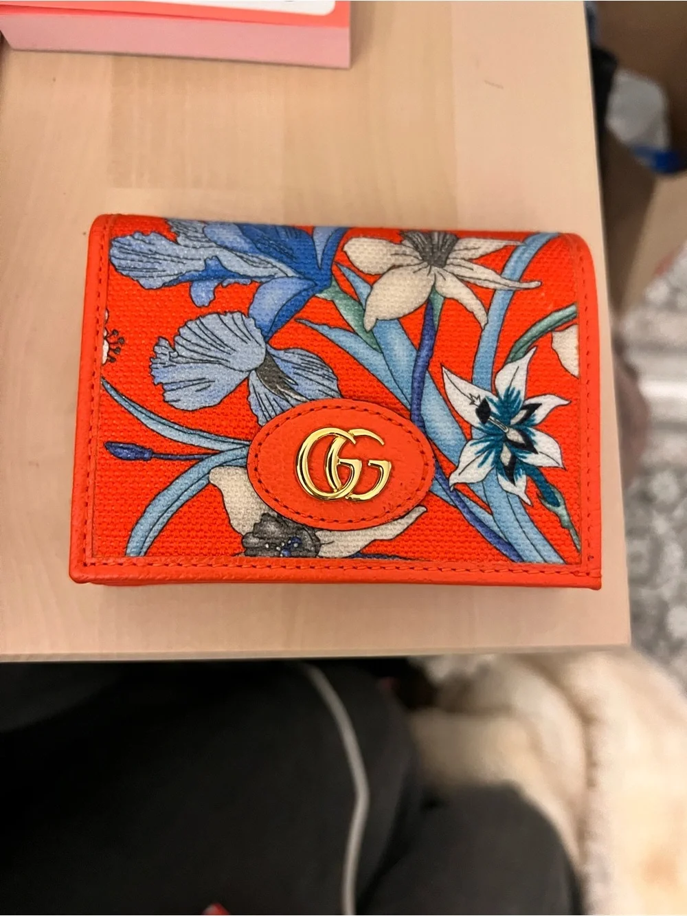 LIMITED JAPAN EDITION Gucci GG Marmont Flora Bifold Wallet-NEW - Picture 1 of 8